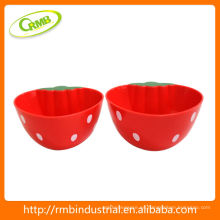 Utensilios de cocina de plástico Strawberry Bowl